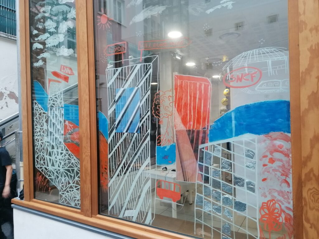 La fresque des 3e (Atelier espace)